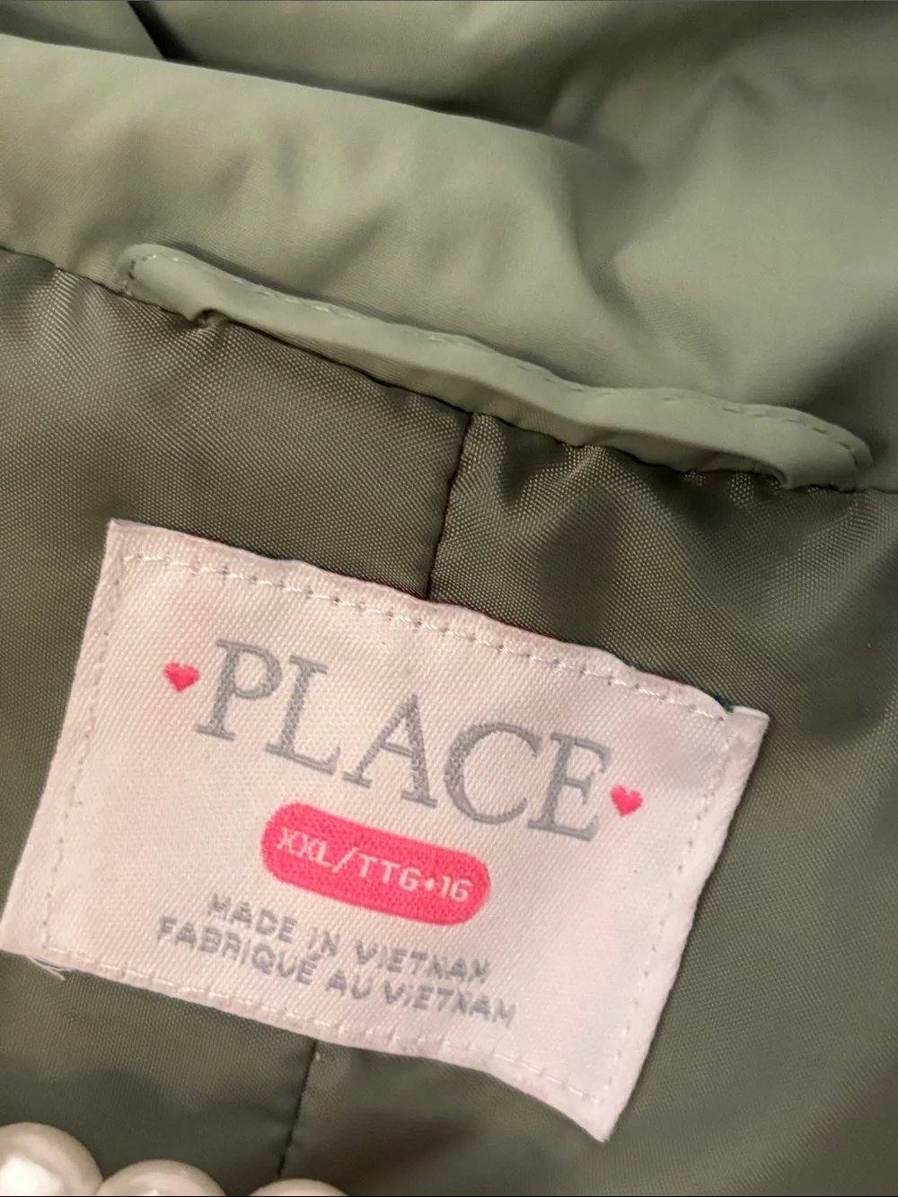 The Childrens Place lightweight quilted
